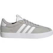 adidas Vl Court 3.0 Grey Cloud White Silver Metallic (Women's)