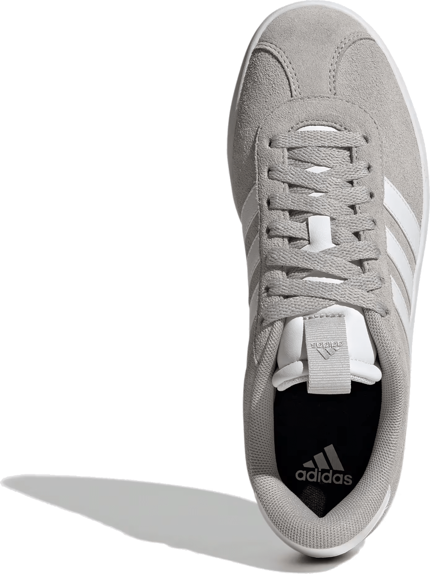 adidas Vl Court 3.0 Grey Cloud White Silver Metallic (Women's)