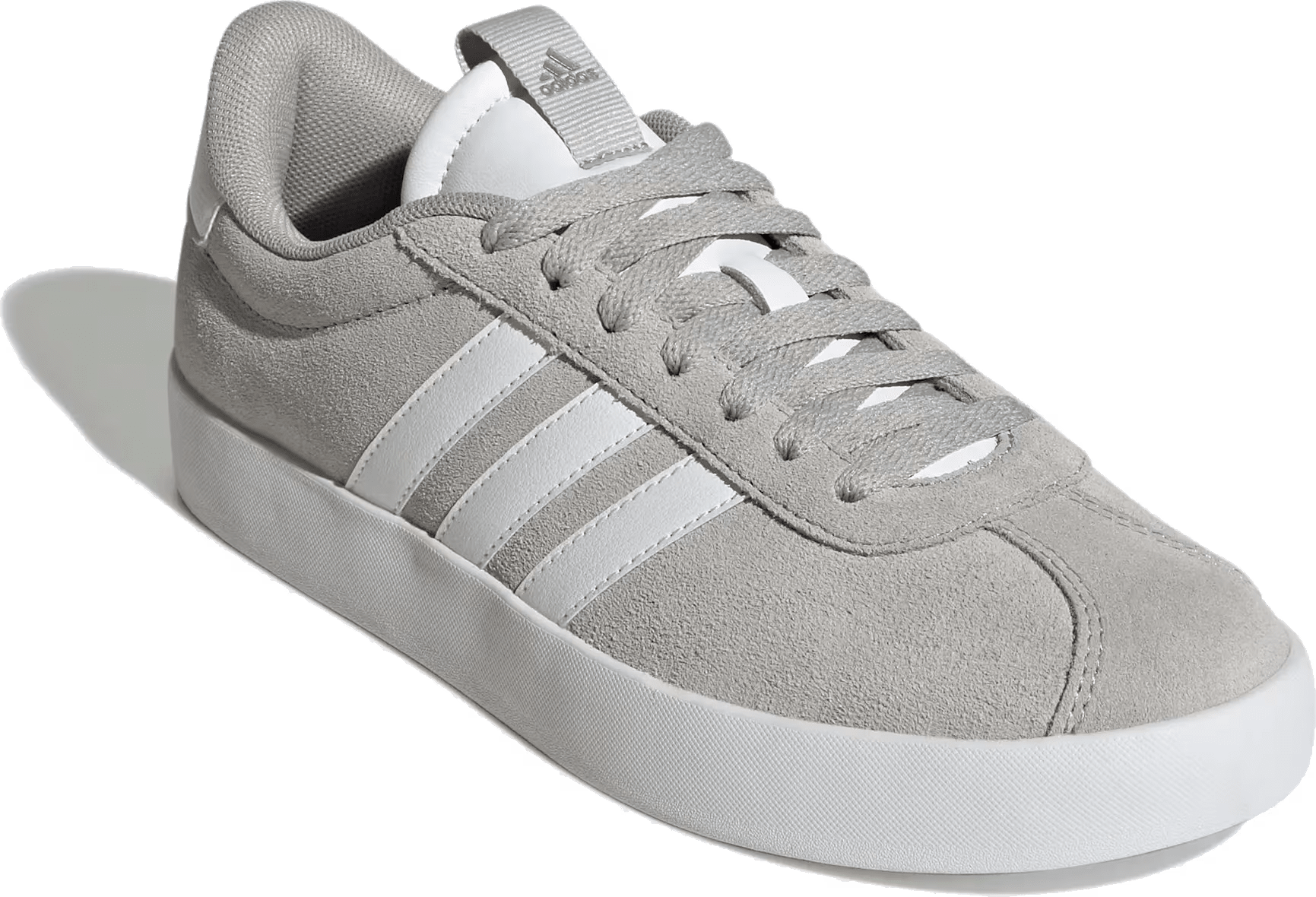 adidas Vl Court 3.0 Grey Cloud White Silver Metallic (Women's)