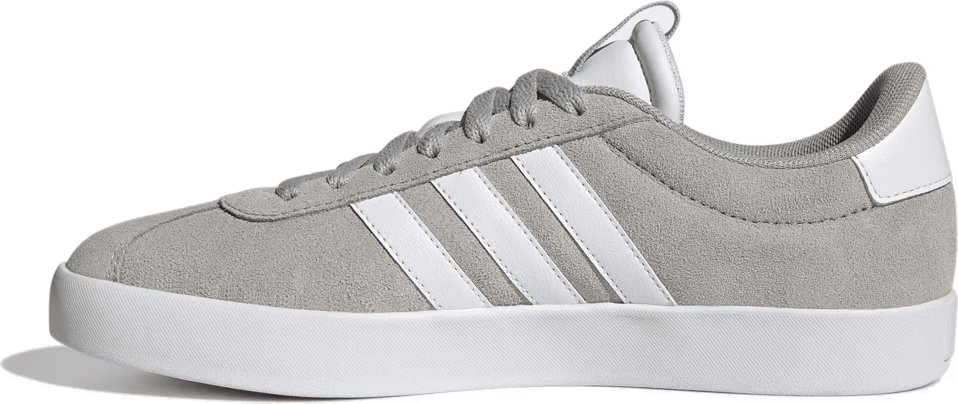 adidas Vl Court 3.0 Grey Cloud White Silver Metallic (Women's)