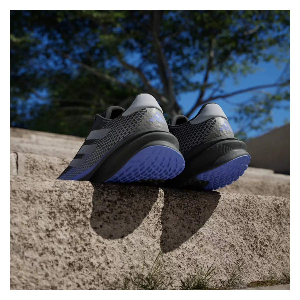 adidas Supernova Gore-Tex Core Black Grey Cobalt Blue
