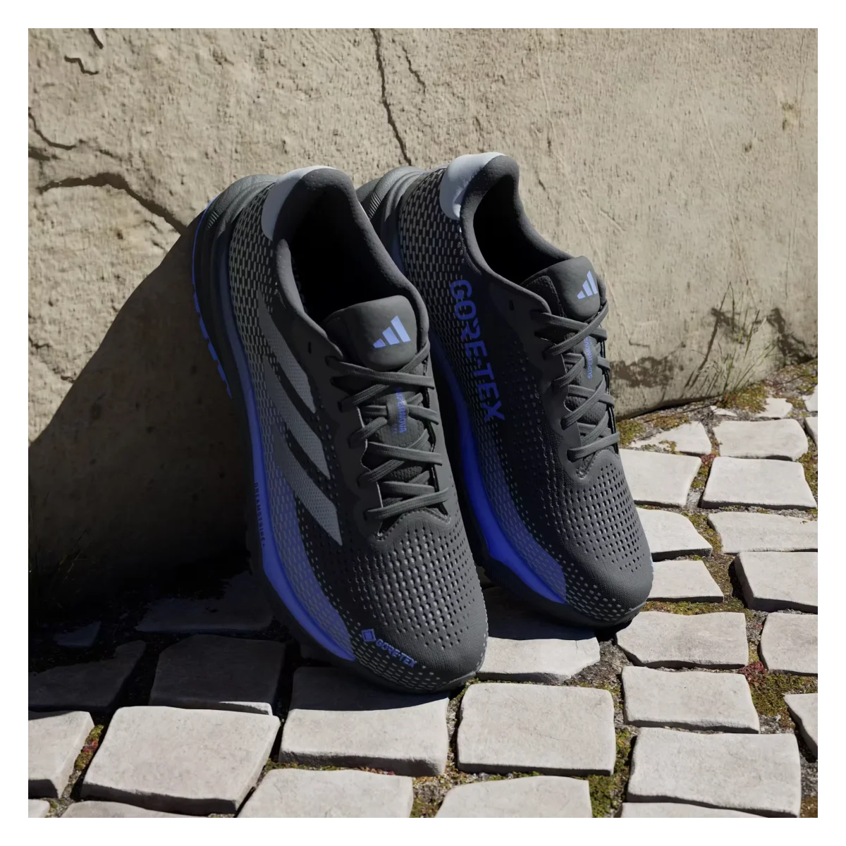 adidas Supernova Gore-Tex Core Black Grey Cobalt Blue