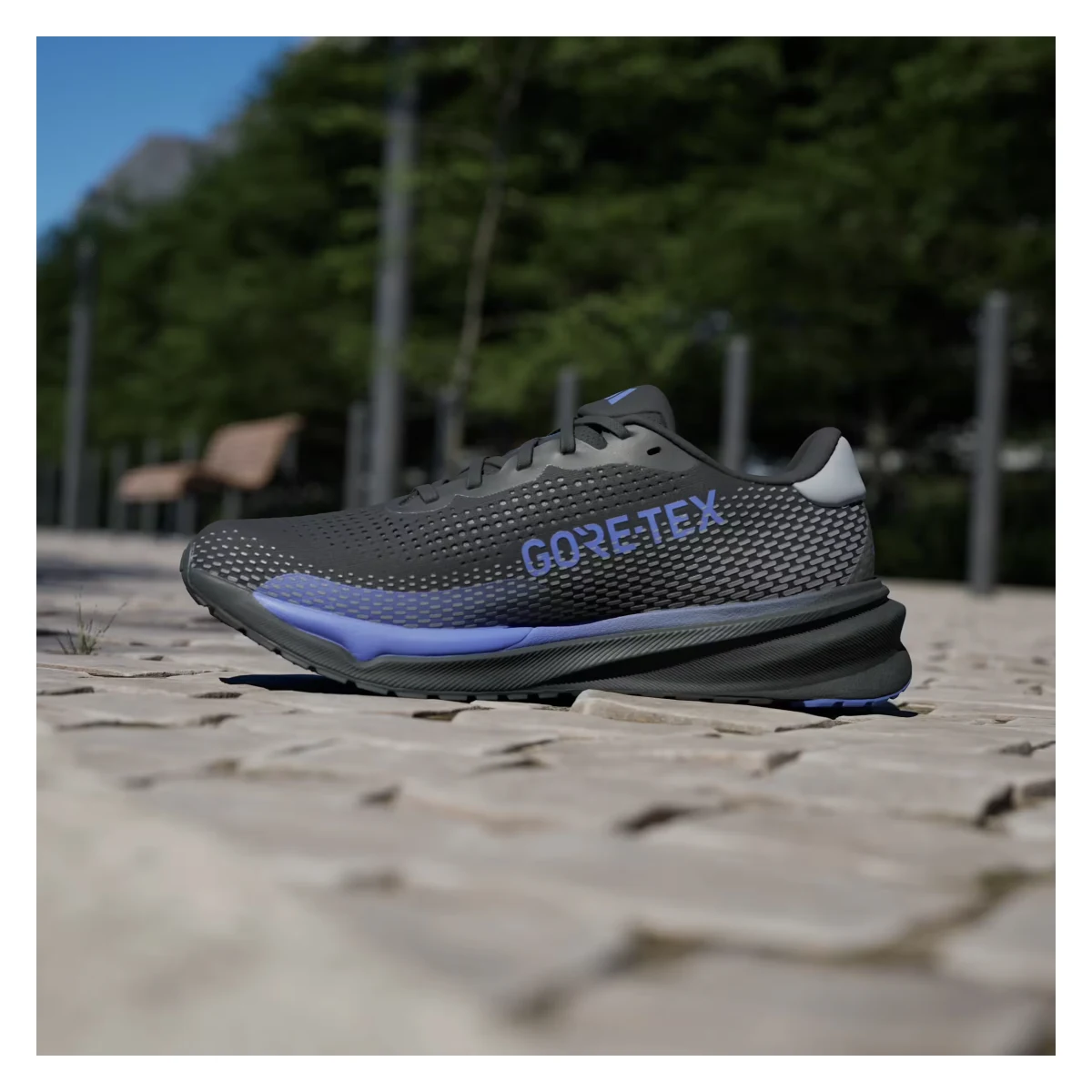 adidas Supernova Gore-Tex Core Black Grey Cobalt Blue