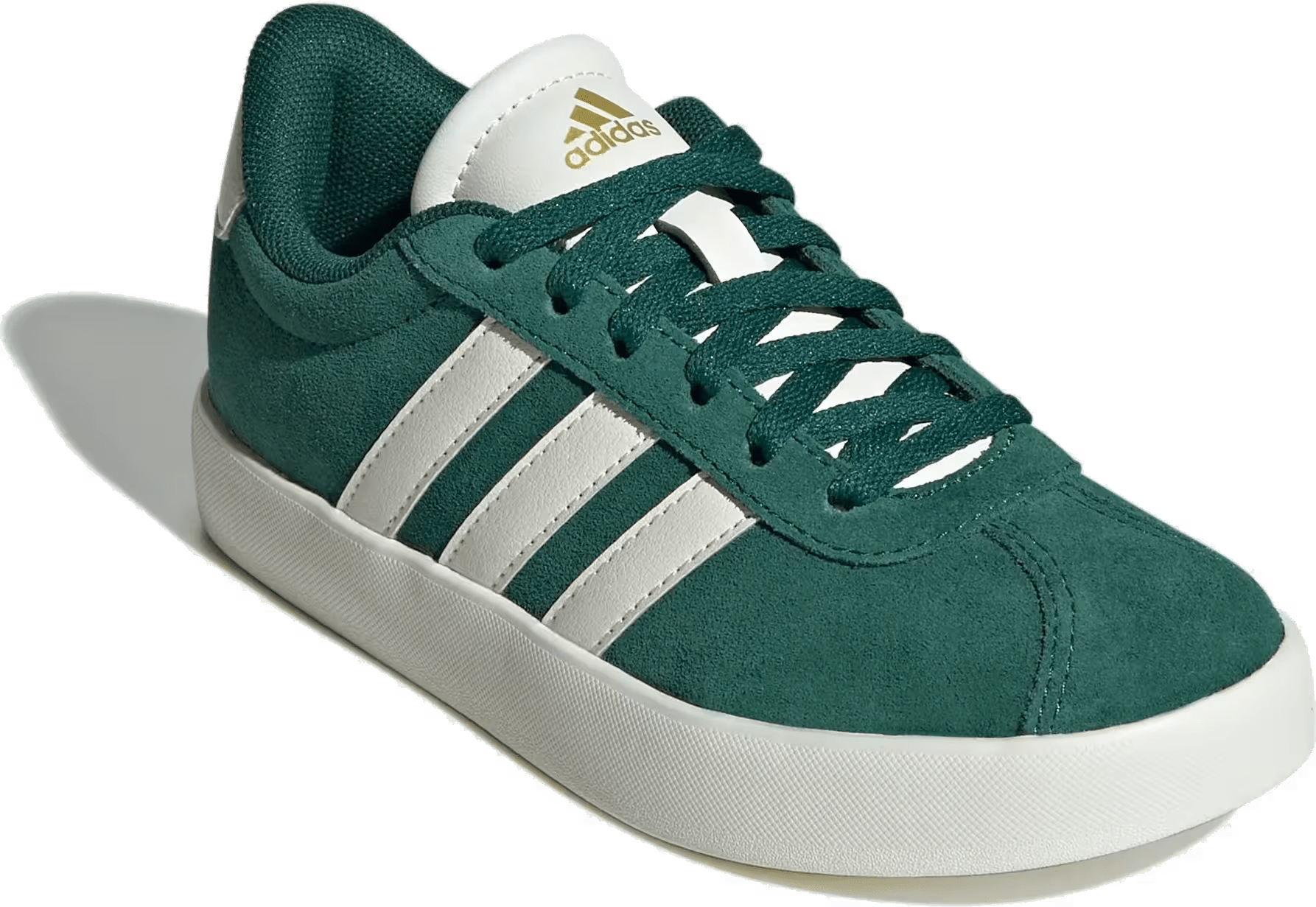 adidas VL Court 3.0 Collegiate Green Off White Gold Metallic (GS)