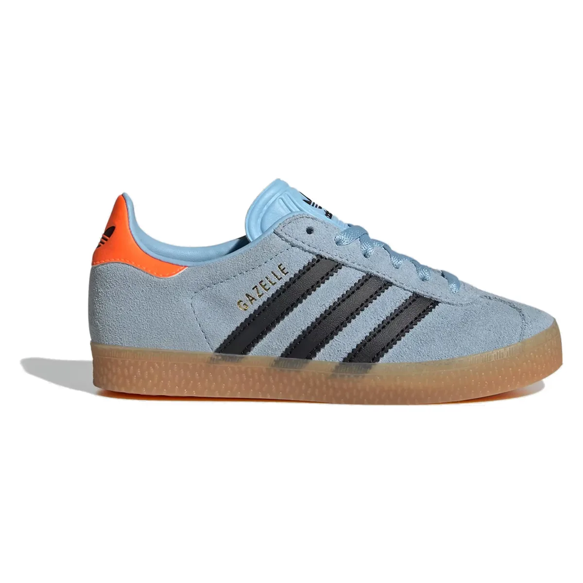 adidas Gazelle Clear Sky Black Solar Orange (PS)