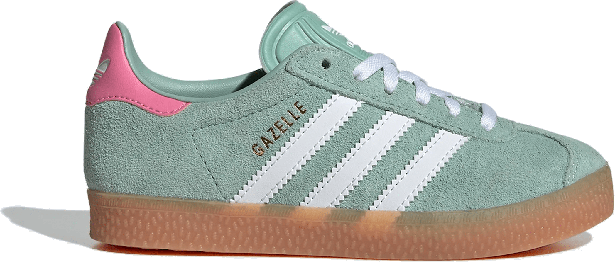 adidas Gazelle Hazy Green Cloud White Bliss Pink (PS)