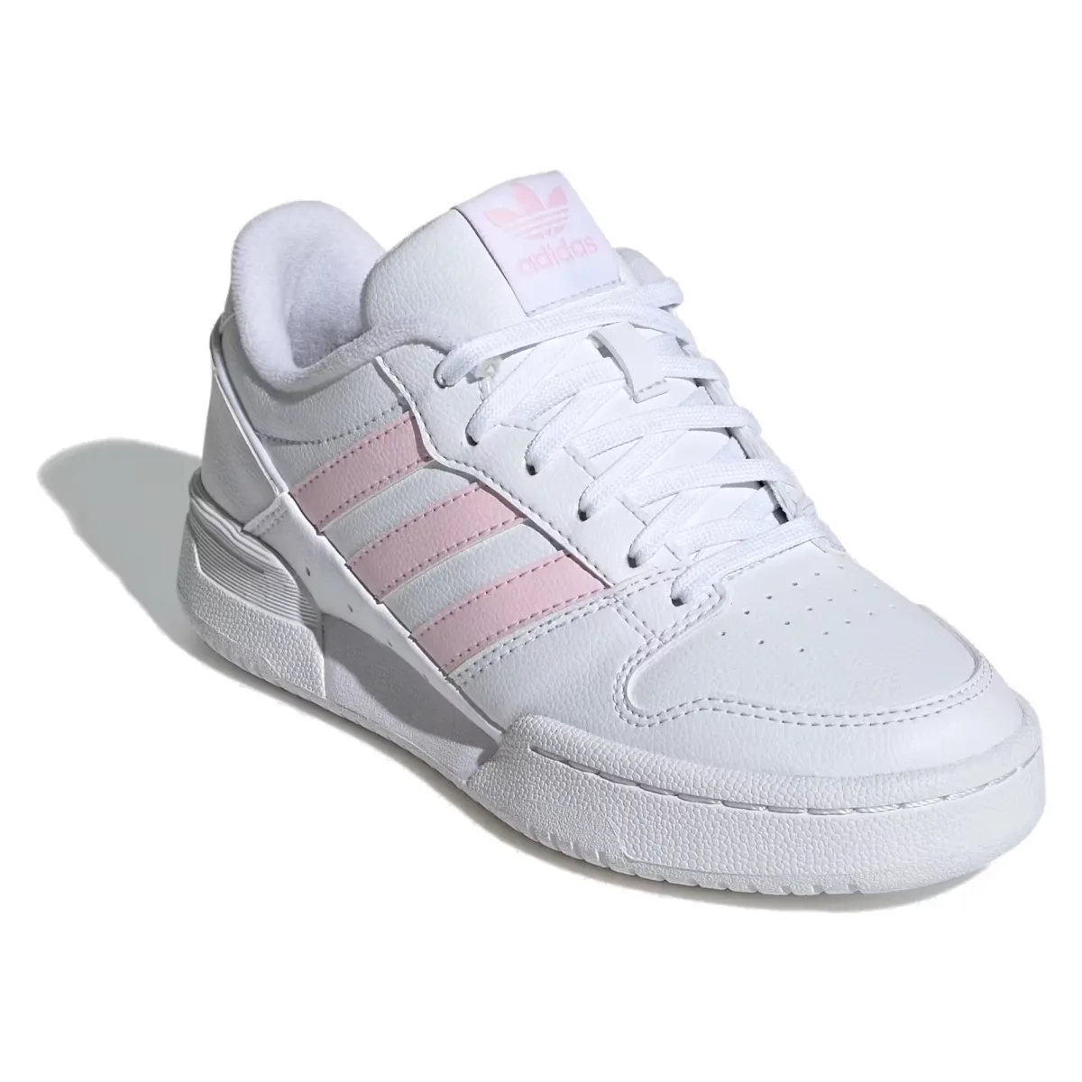 adidas Team Court 2.0 STR Cloud White Clear Pink (GS)
