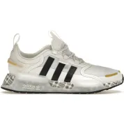 adidas NMD R1 V3 White Black Gold Tartan Trefoil
