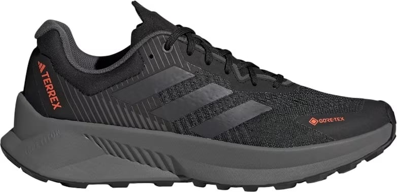 adidas Terrex Soulstride Flow Gore-Tex Core Black Grey Impact Orange