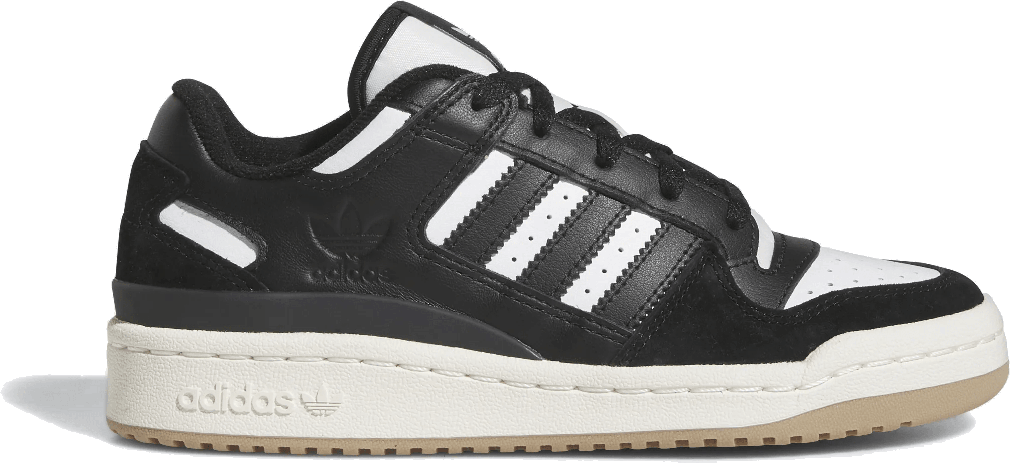 adidas Forum Low Core Black Cloud White Cream White (GS)