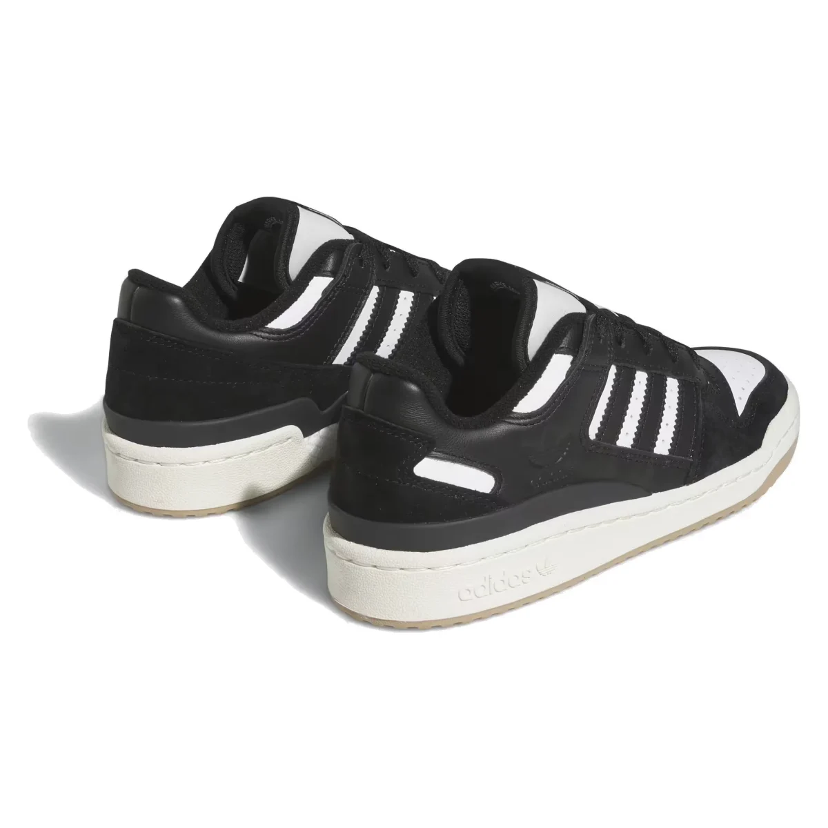 adidas Forum Low Core Black Cloud White Cream White (GS)