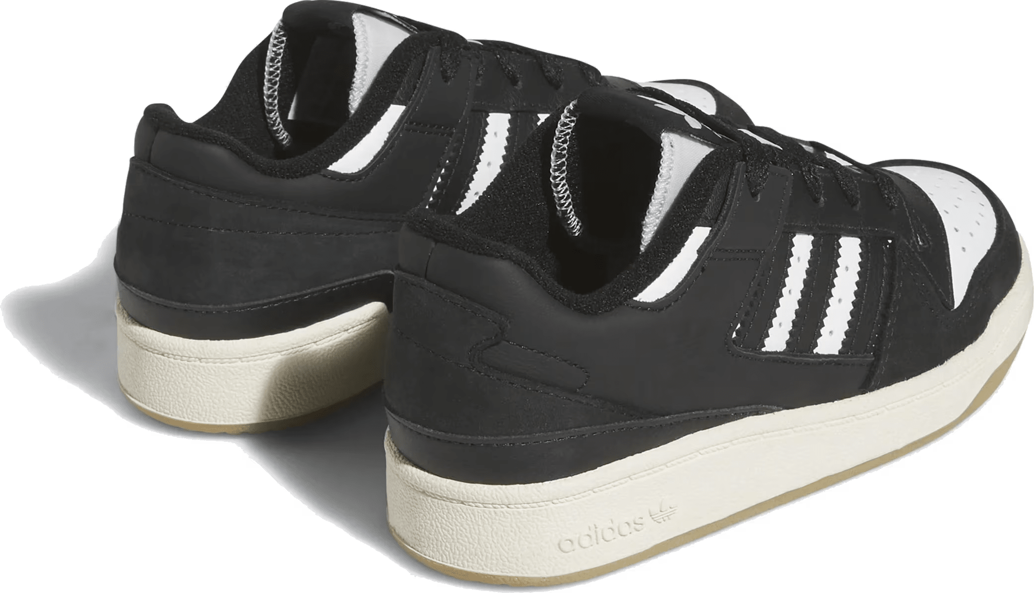 adidas Forum Low Core Black Cloud White Cream White (PS)