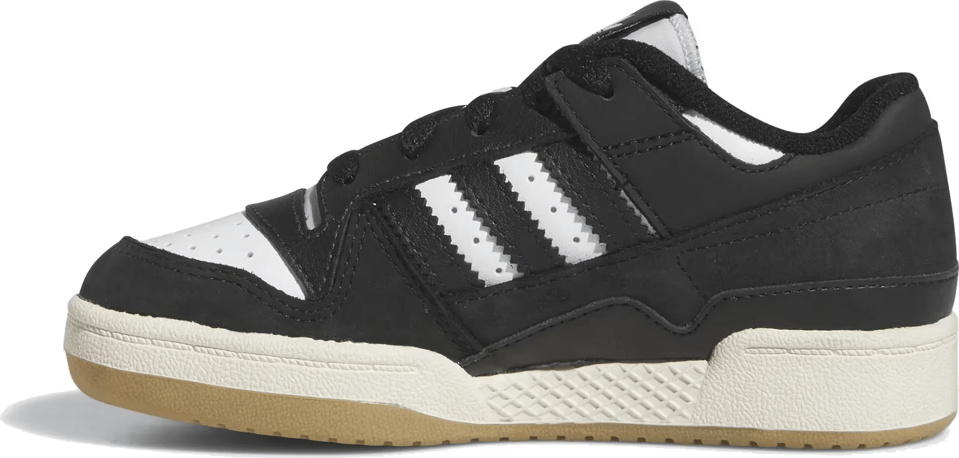 adidas Forum Low Core Black Cloud White Cream White (PS)