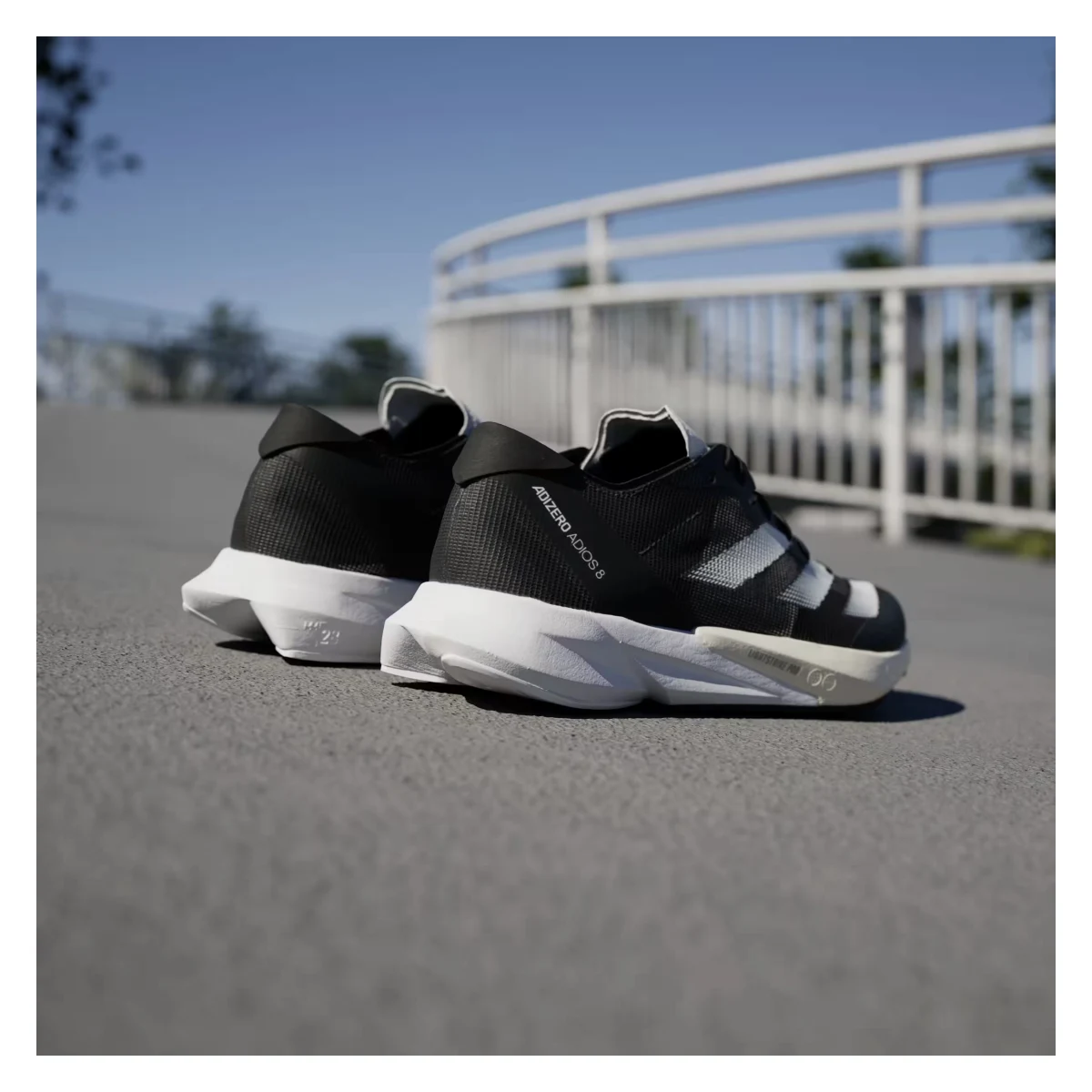 adidas Adizero Adios 8 Carbon Cloud White Core Black (Women's)