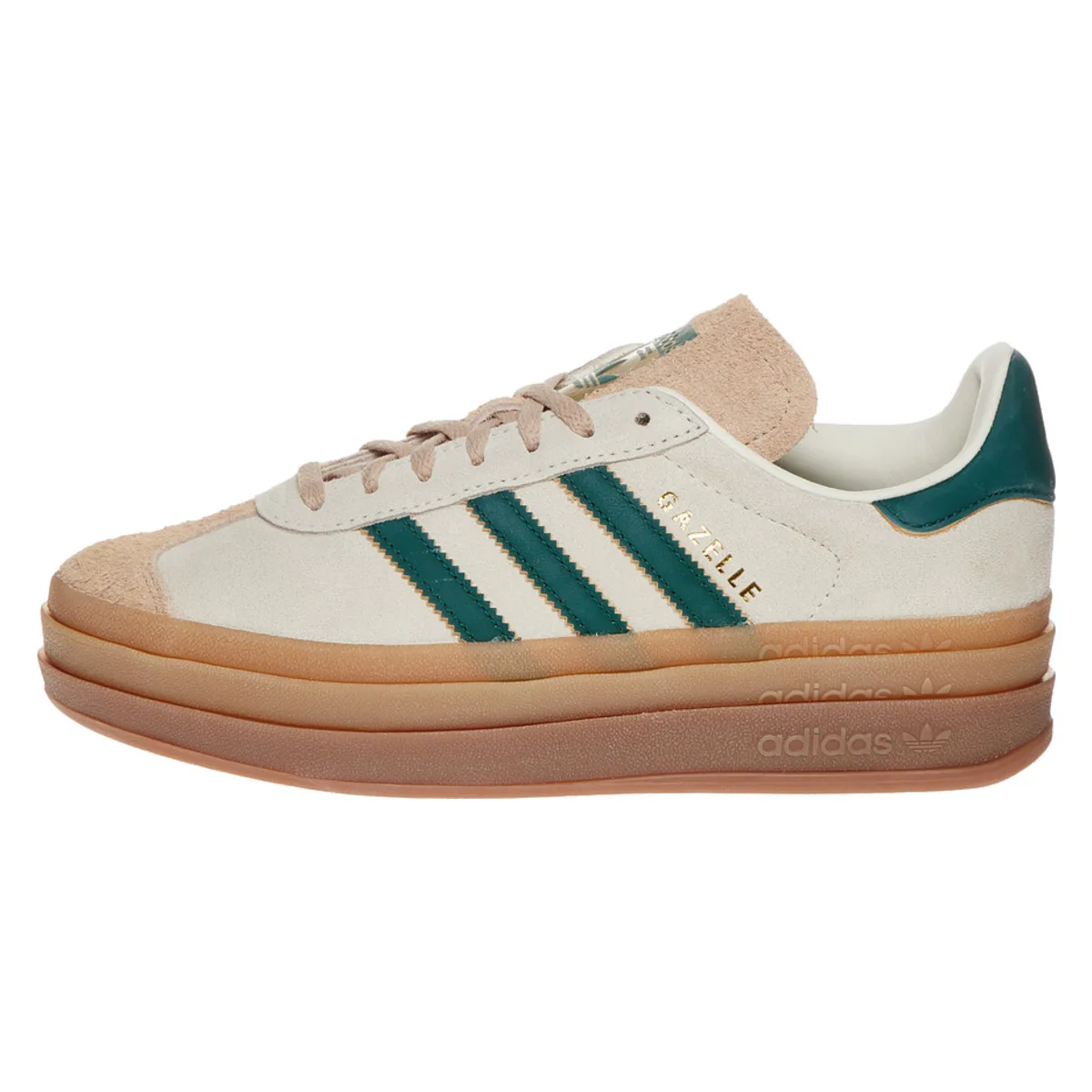 adidas Gazelle Bold "Magic Beige Collegiate Green"