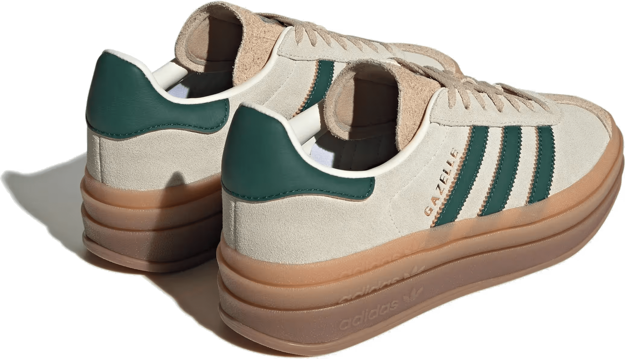 adidas Gazelle Bold "Magic Beige Collegiate Green"