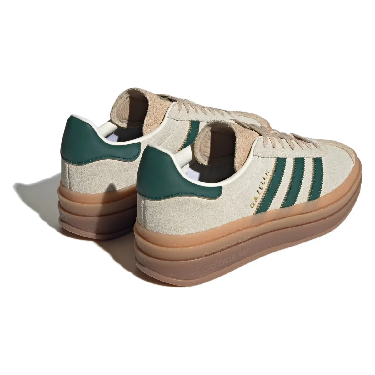 adidas Gazelle Bold "Magic Beige Collegiate Green"