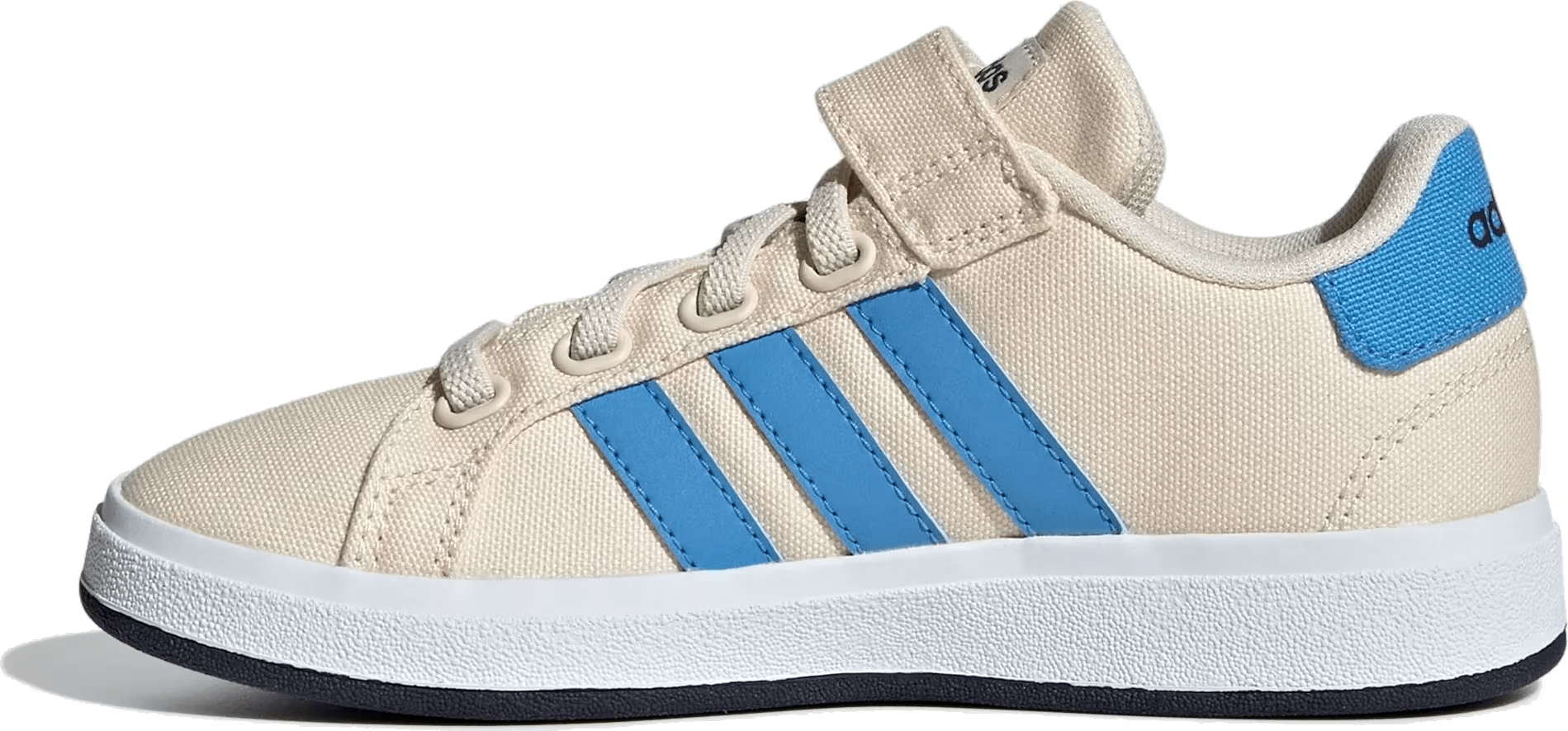 adidas Grand Court 2.0 EL Wonder White Blue Burst Shadow Navy (GS)