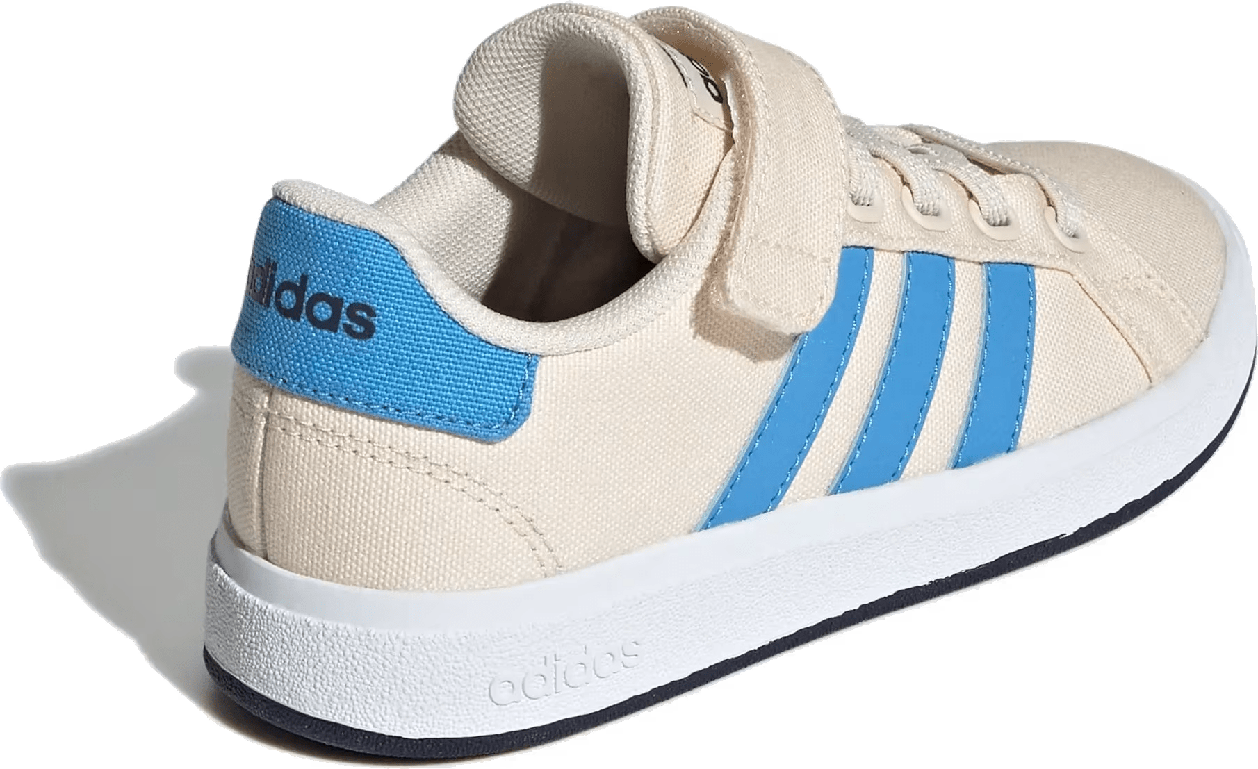adidas Grand Court 2.0 EL Wonder White Blue Burst Shadow Navy (GS)