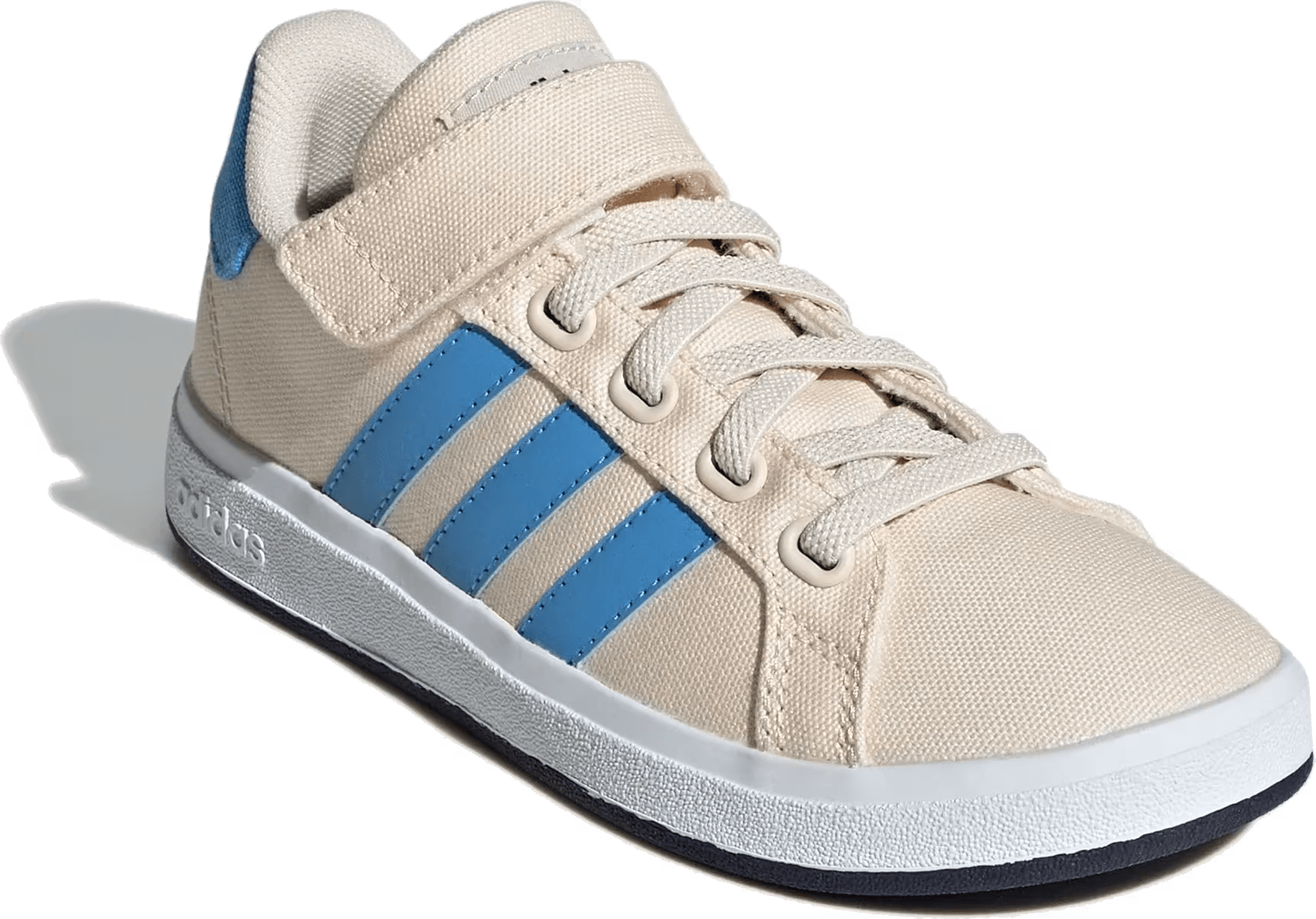 adidas Grand Court 2.0 EL Wonder White Blue Burst Shadow Navy (GS)