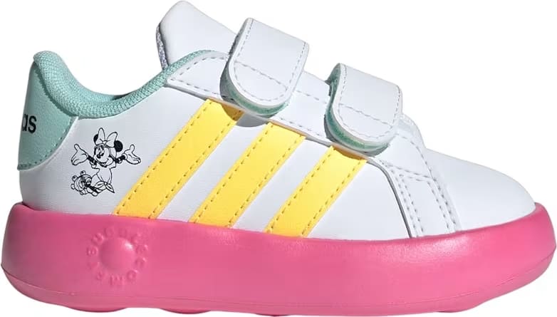 adidas Grand Court Minnie Sportswear Cloud White Spark Pulse Magenta (TD)