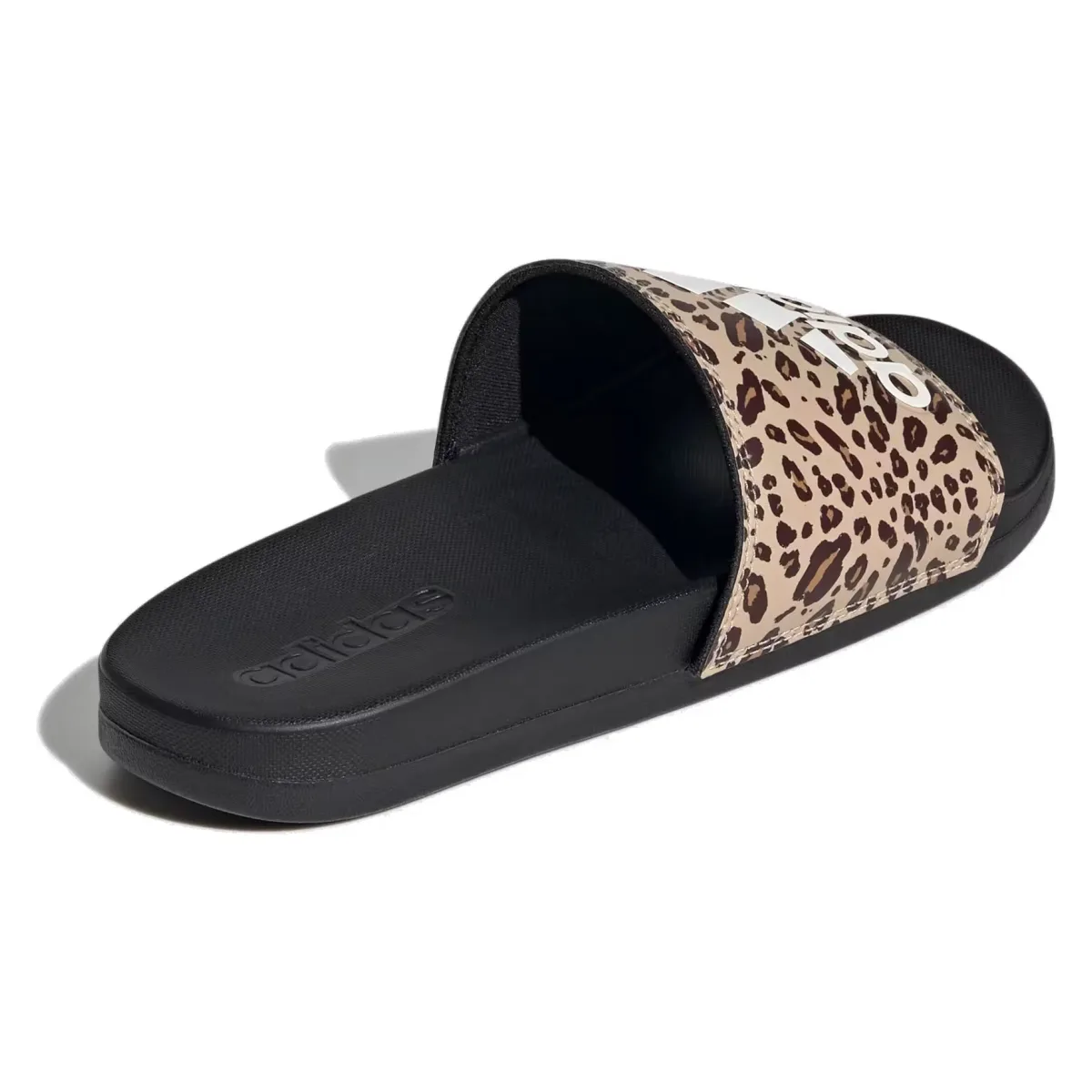 adidas Adilette Comfort Slides Core Black Off White Magic Beige (Women's)