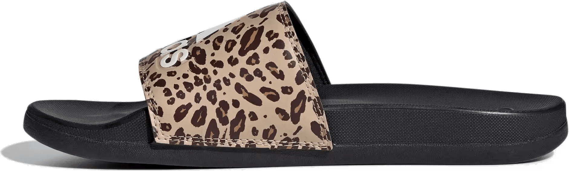 adidas Adilette Comfort Slides Core Black Off White Magic Beige (Women's)