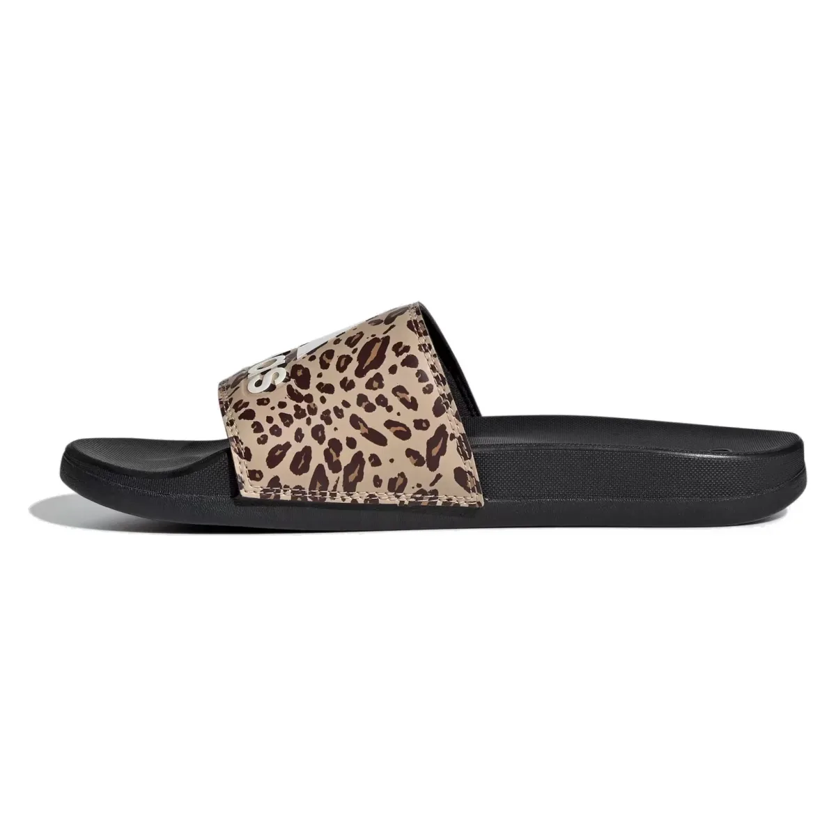 adidas Adilette Comfort Slides Core Black Off White Magic Beige (Women's)