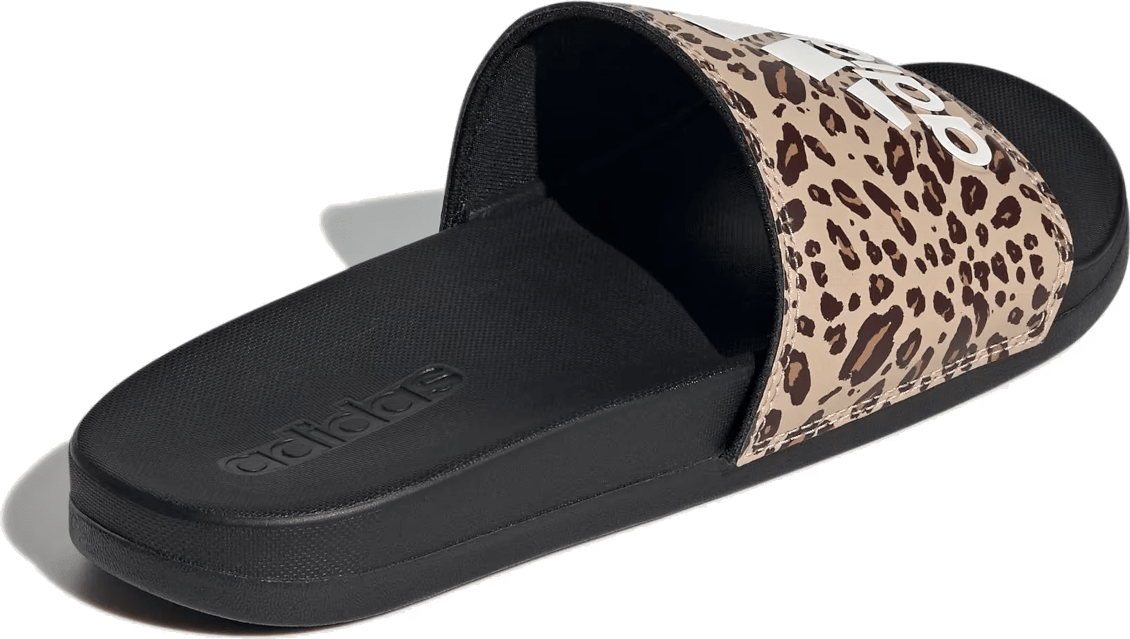 adidas Adilette Comfort Slides Core Black Off White Magic Beige (Women's)