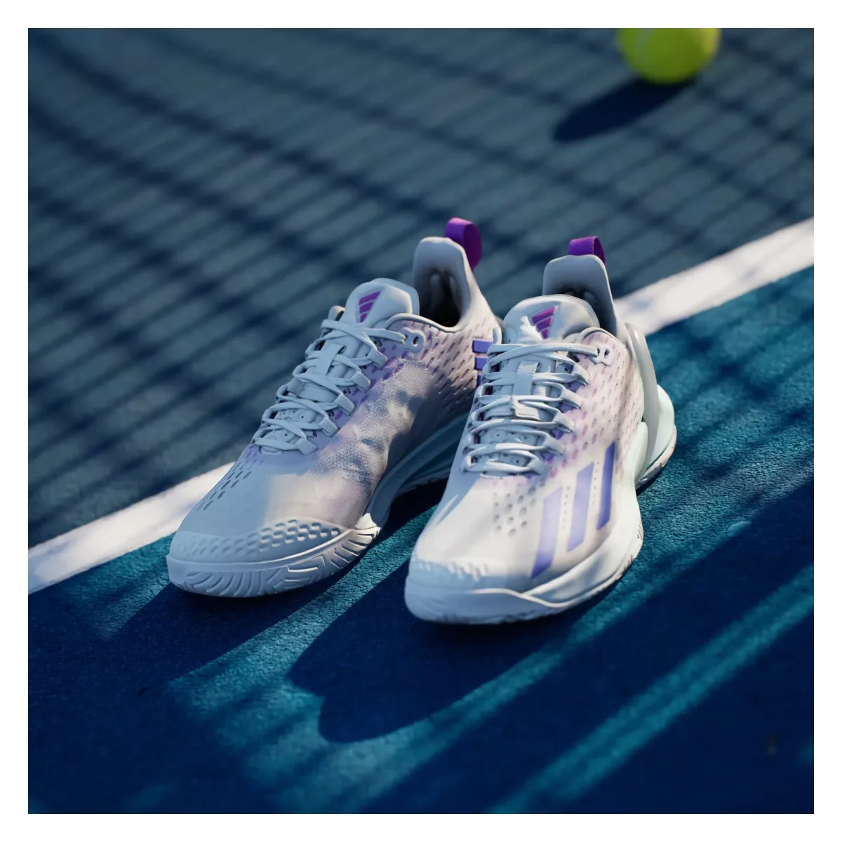adidas Adizero Cybersonic Cloud White Cobalt Blue Semi Flash Aqua (Women's)