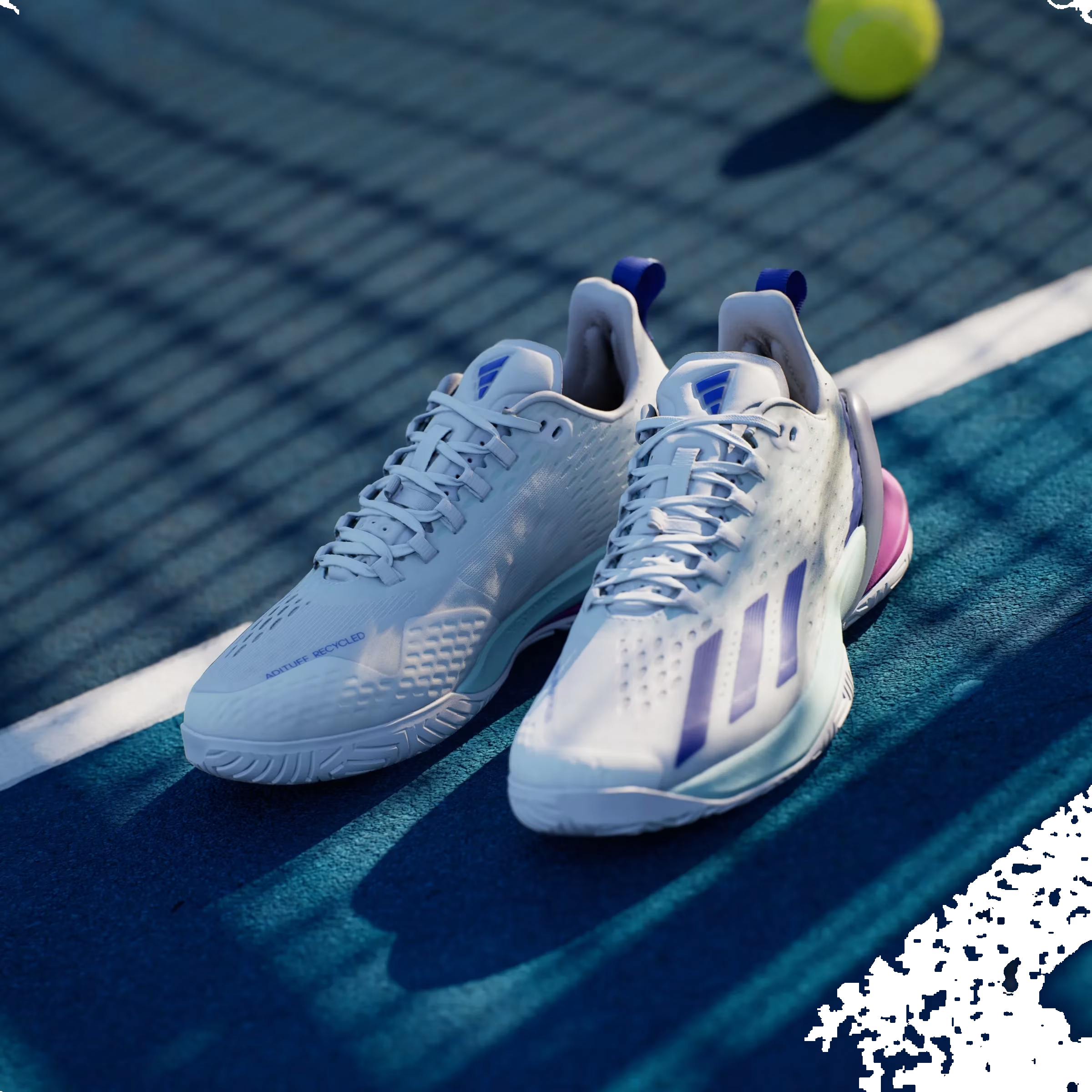adidas Adizero Cybersonic Cloud White Lucid Blue Semi Flash Aqua