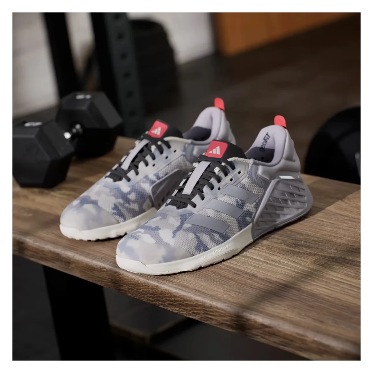 adidas Dropset 3 GFX Chalk White Glory Grey Bright Red