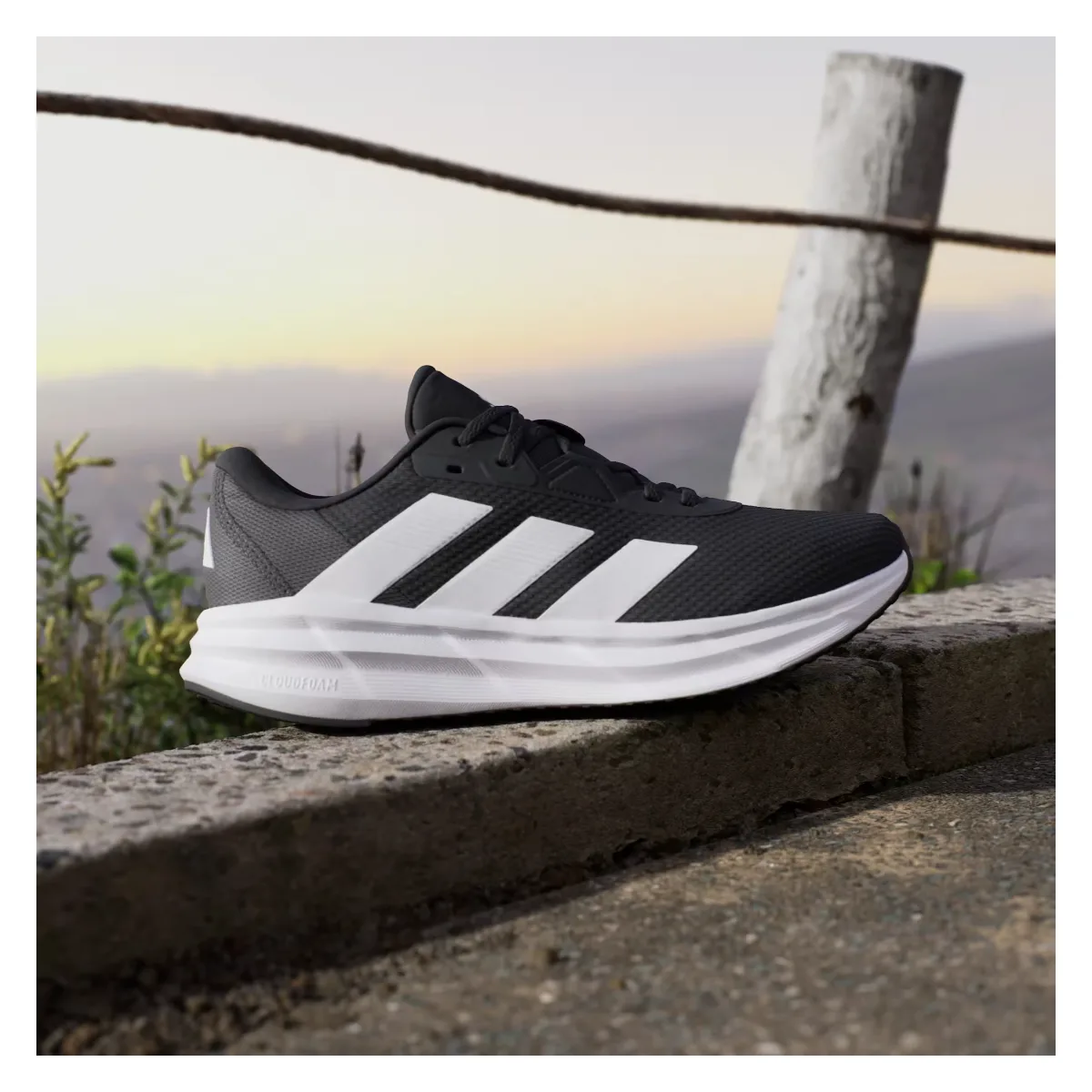 adidas Galaxy 7 Core Black Cloud White Carbon