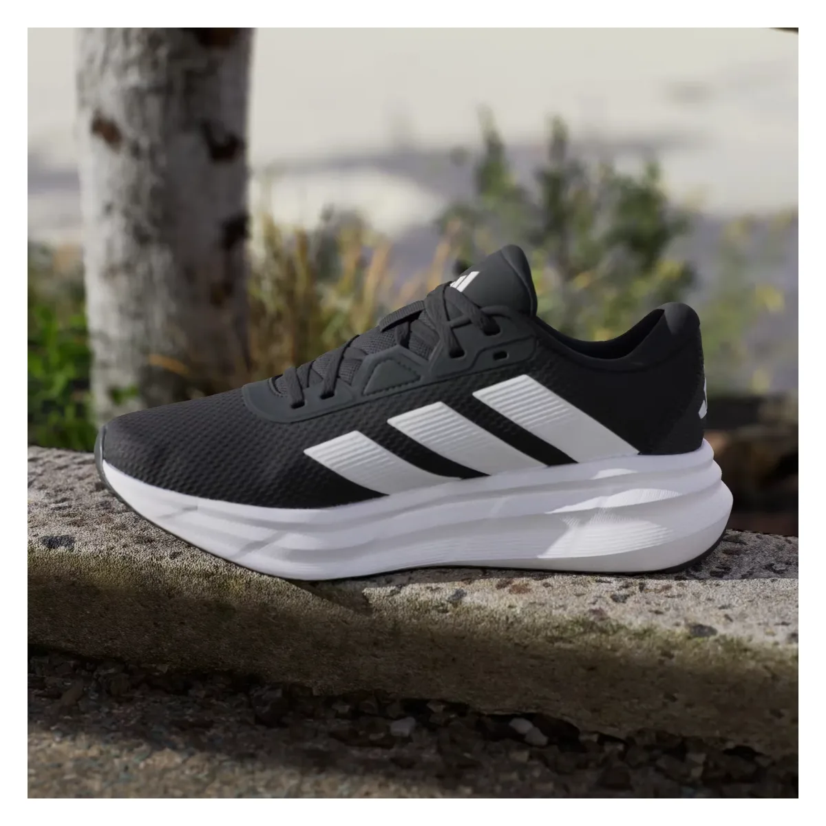 adidas Galaxy 7 Core Black Cloud White Carbon (Women's)