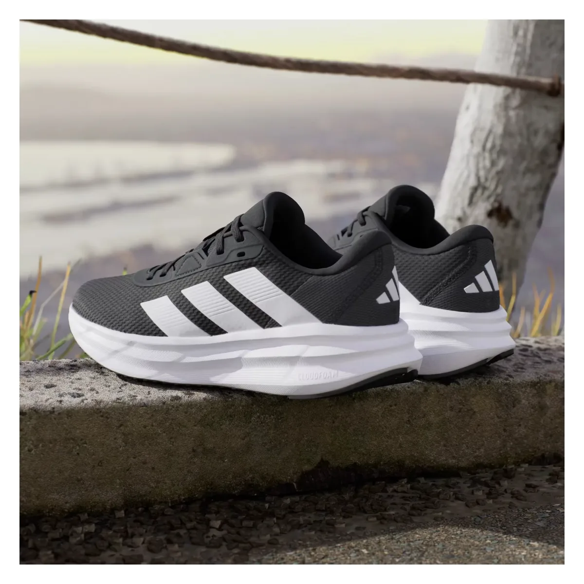 adidas Galaxy 7 Core Black Cloud White Carbon (Women's)