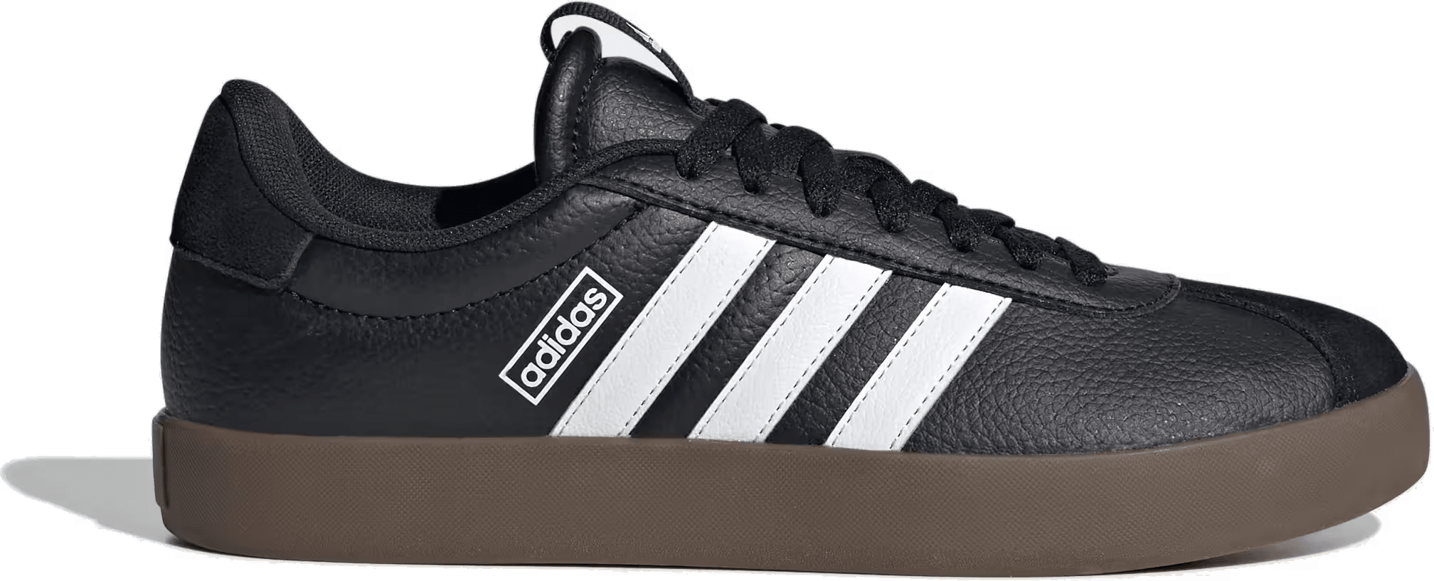 adidas Vl Court 3.0 Low Core Black Cloud White Gum (Women's)