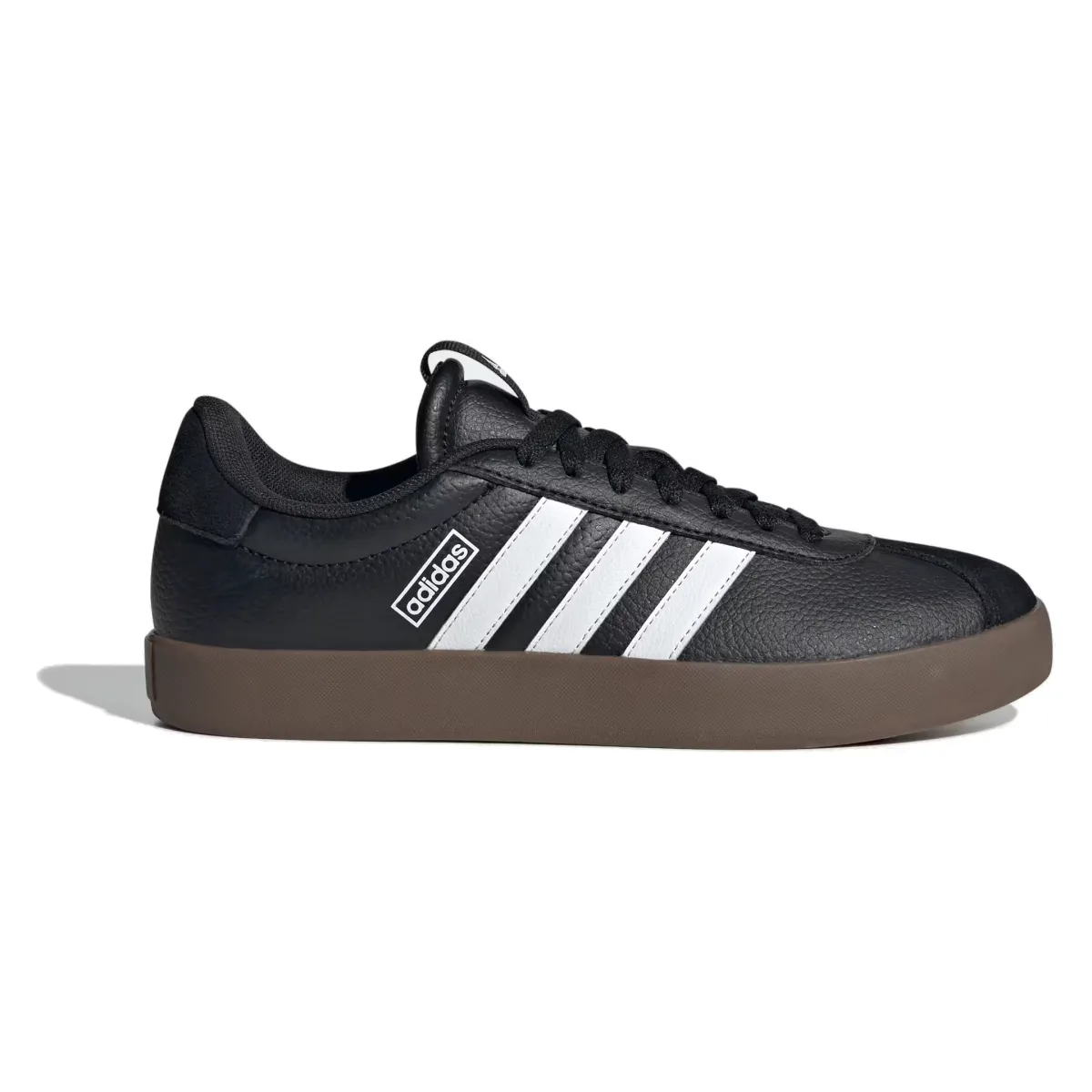 adidas Vl Court 3.0 Low Core Black Cloud White Gum (Women's)