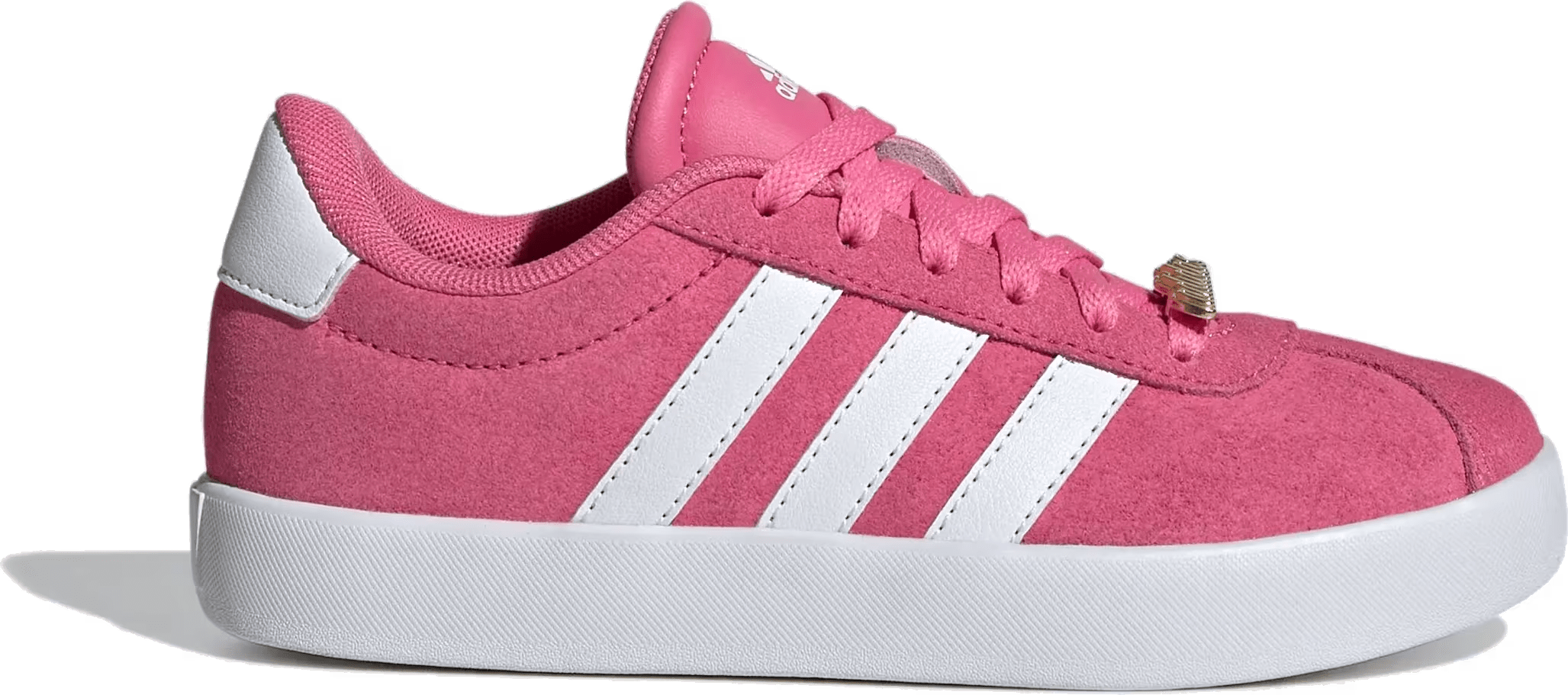 adidas Vl Court 3.0 Pink Fusion Cloud White Grey (GS)