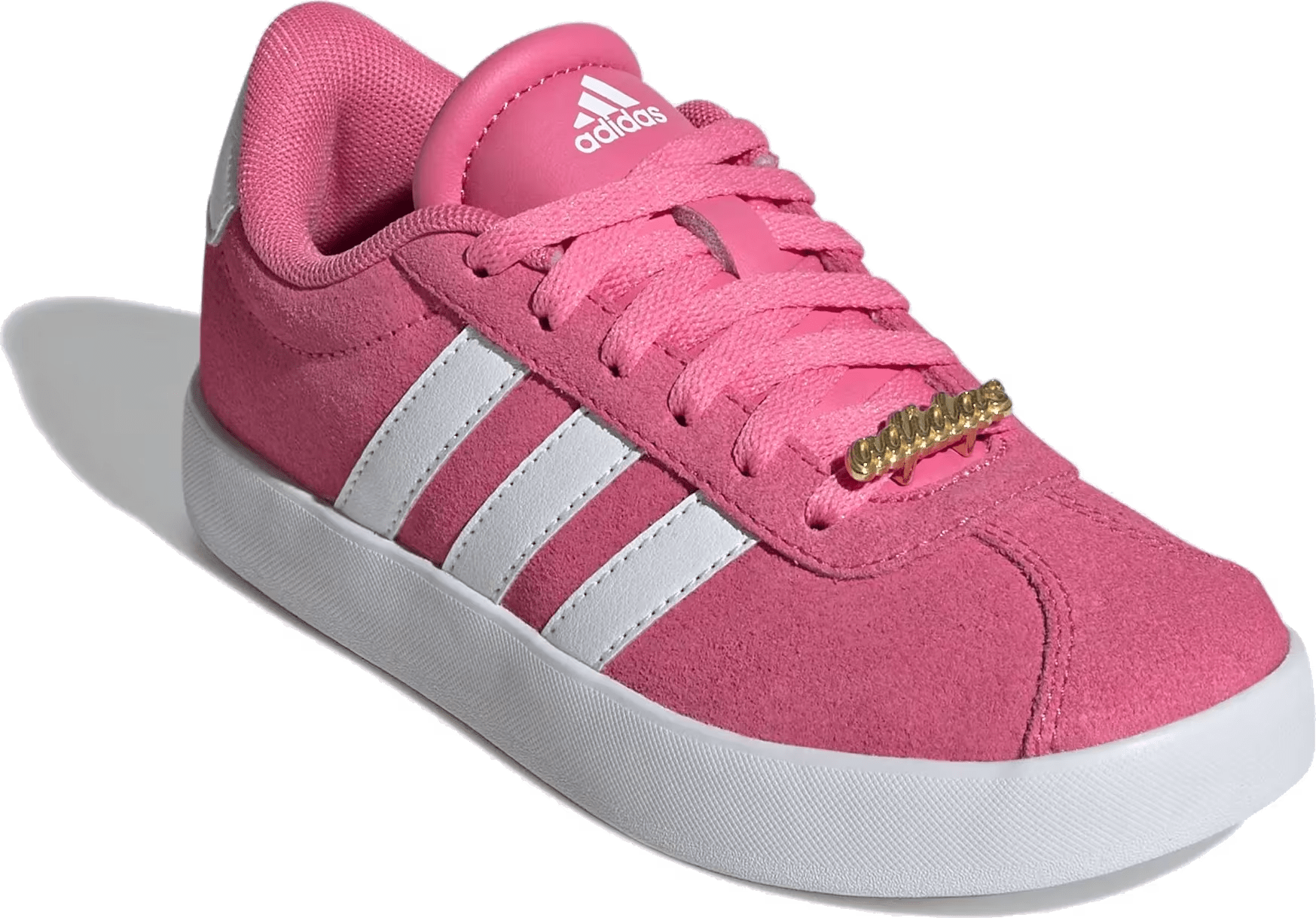 adidas Vl Court 3.0 Pink Fusion Cloud White Grey (GS)