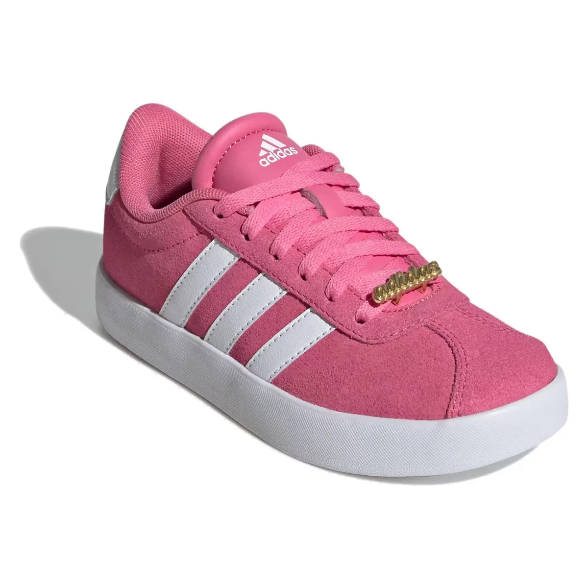 adidas Vl Court 3.0 Pink Fusion Cloud White Grey (GS)