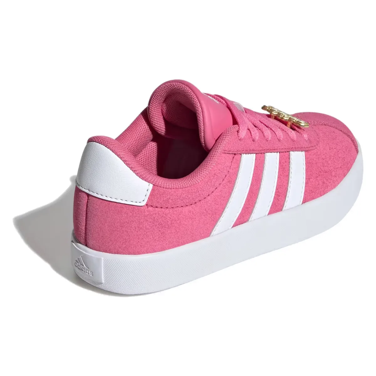 adidas Vl Court 3.0 Pink Fusion Cloud White Grey (GS)