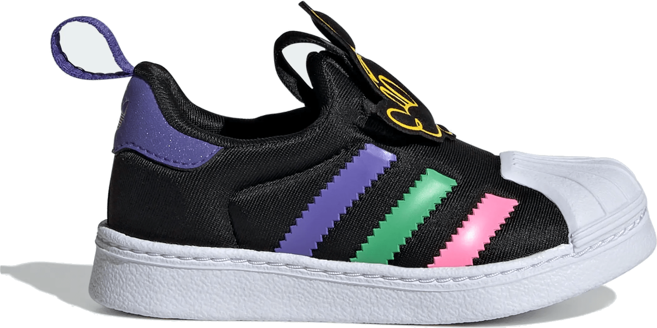 adidas Superstar 360 Disney Mickey Core Black Cloud White Yellow (TD)