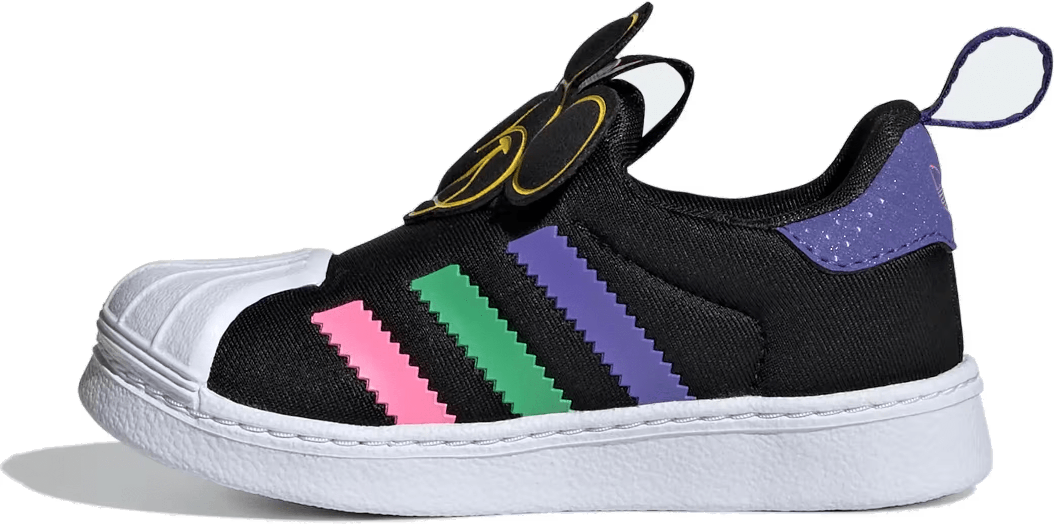 adidas Superstar 360 Disney Mickey Core Black Cloud White Yellow (TD)