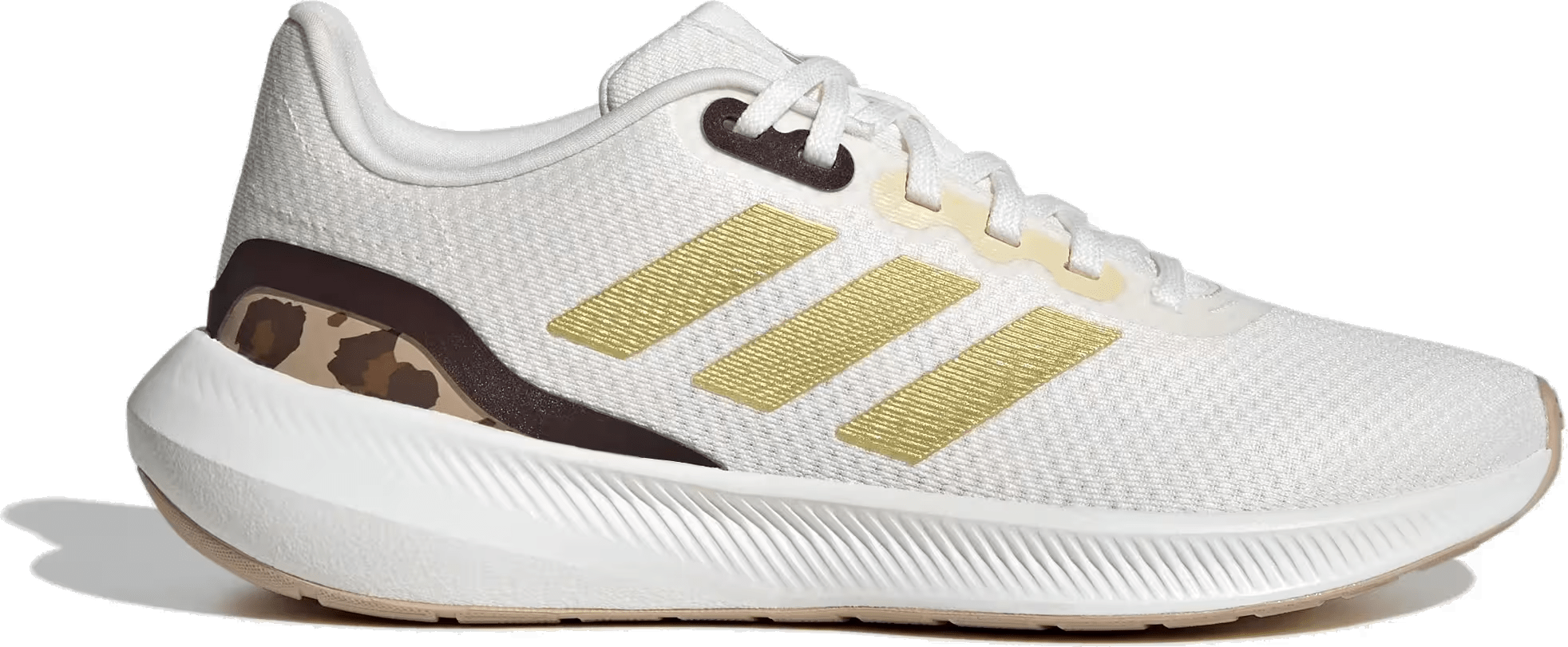 adidas Runfalcon 3 Core White Gold Metallic Magic Beige (Women's)