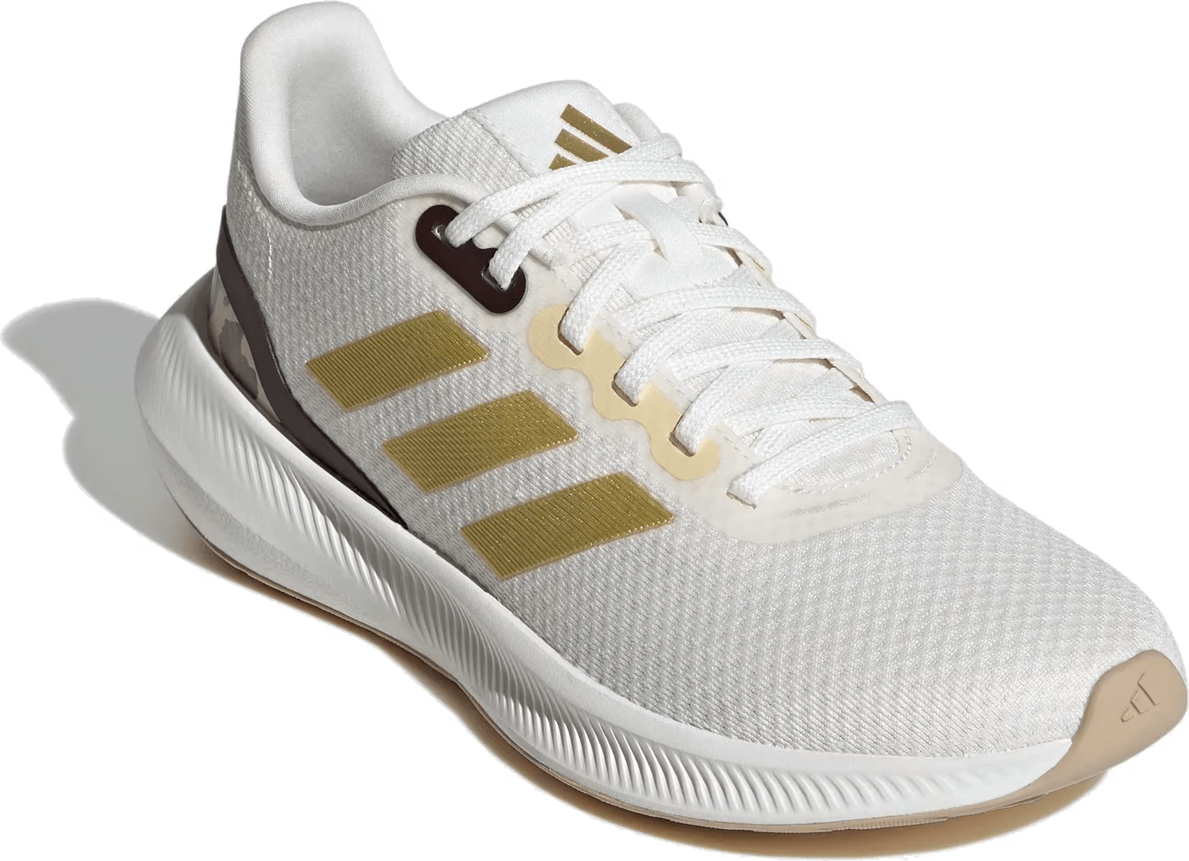 adidas Runfalcon 3 Core White Gold Metallic Magic Beige (Women's)