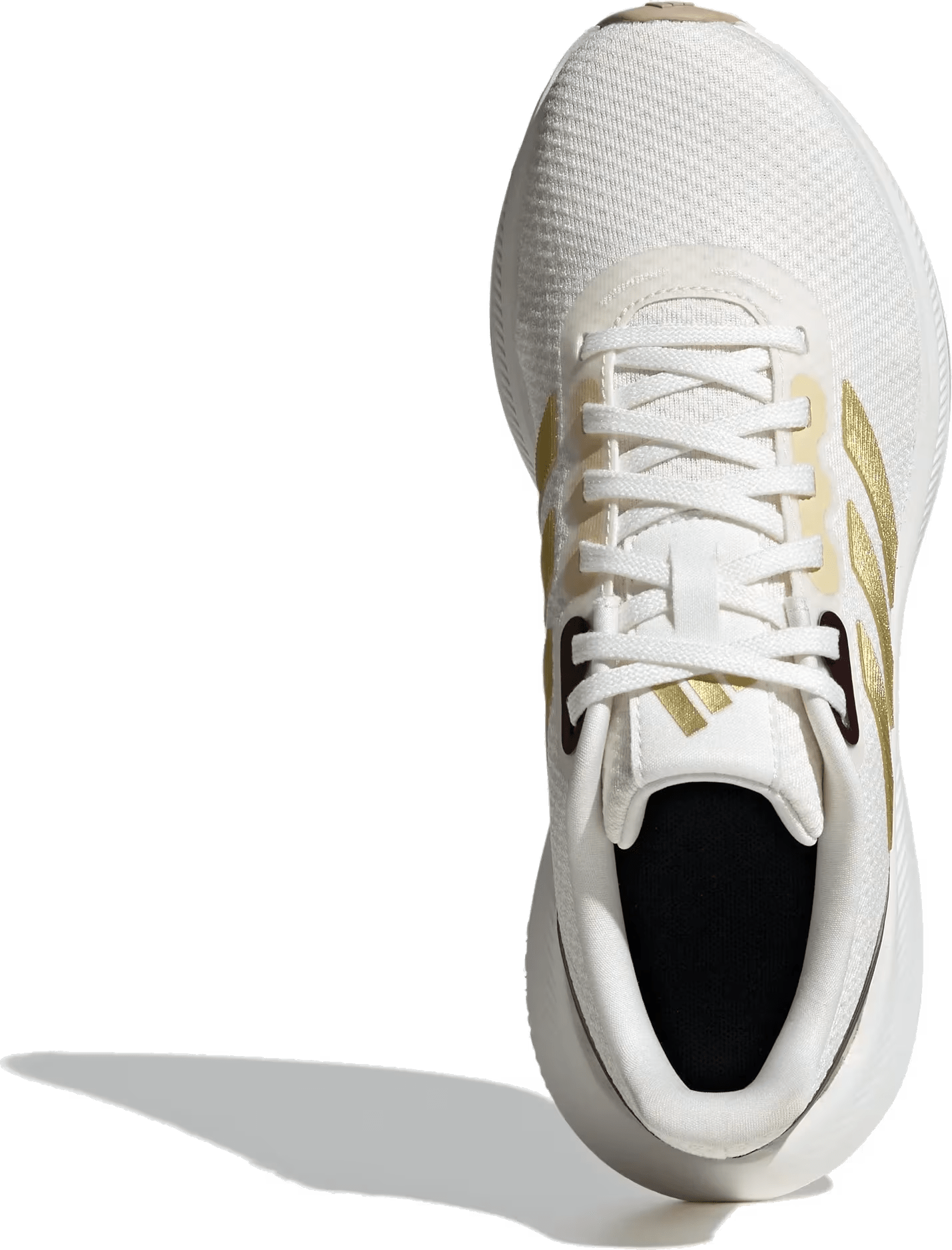 adidas Runfalcon 3 Core White Gold Metallic Magic Beige (Women's)