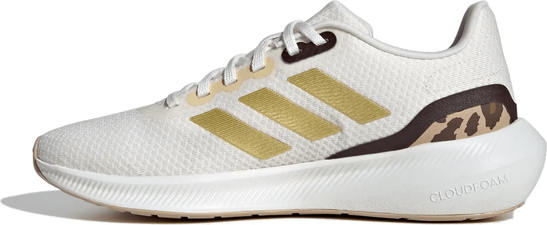 adidas Runfalcon 3 Core White Gold Metallic Magic Beige (Women's)
