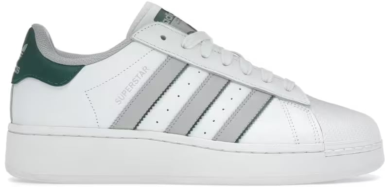 adidas Superstar XLG White Grey Collegiate Green