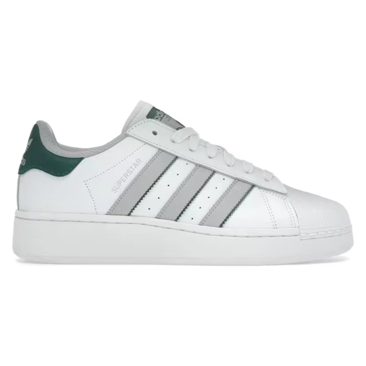 adidas Superstar XLG White Grey Collegiate Green