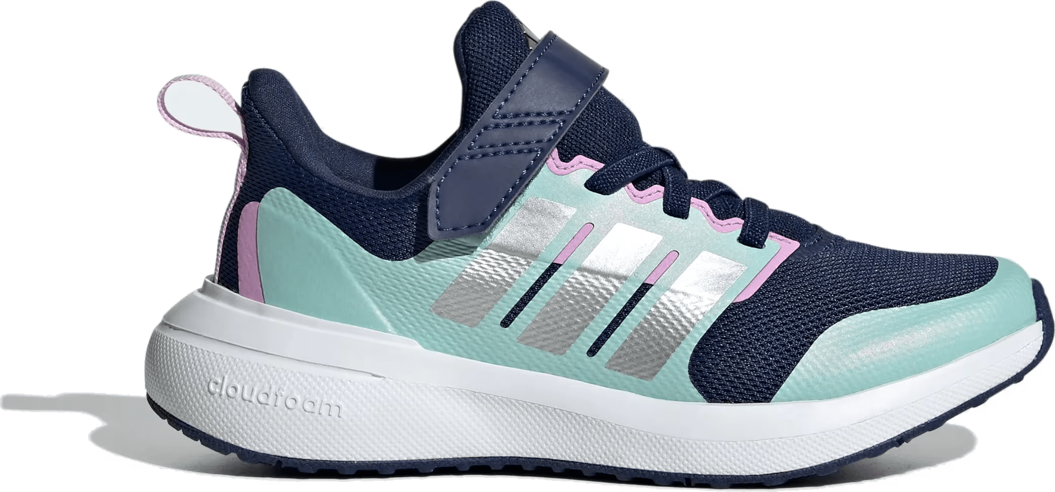 adidas FortaRun 2.0 Cloudfoam Schoenen met Elastische Veters en Klittenband